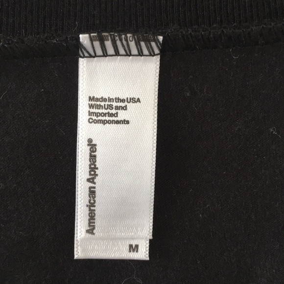 Men American Apparel V-Neck Size M - Picture 2 of 4